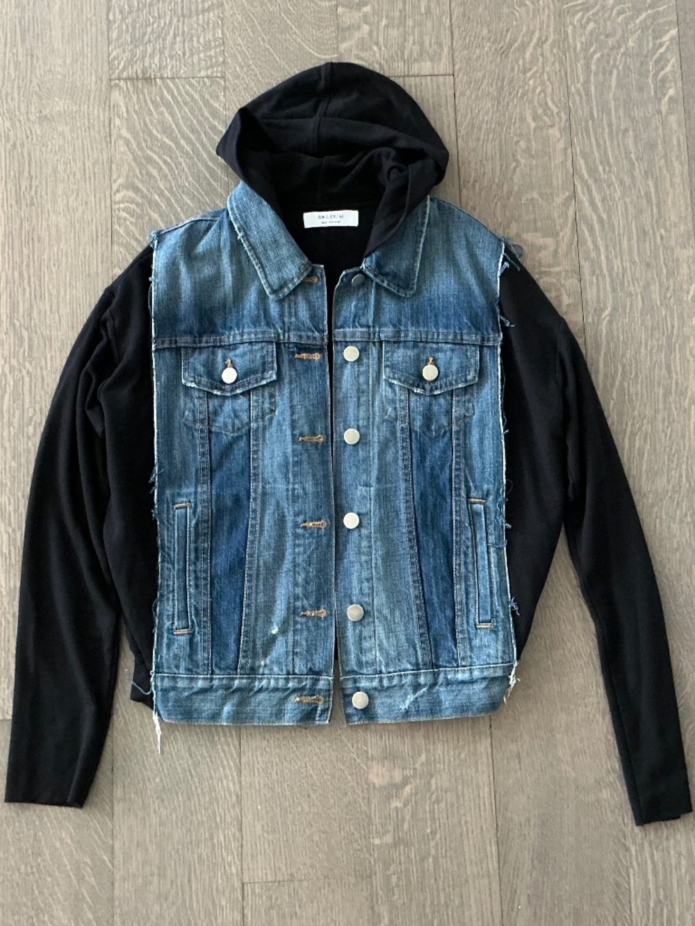 Bailey 44 mixed media denim jacket